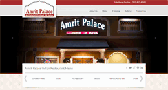 Desktop Screenshot of amritpalace.com