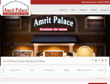 Tablet Screenshot of amritpalace.com